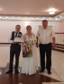 В День семьи, любви и верности Сергей Агапов поздравил молодоженов из Комсомольского поселка с бракосочетанием